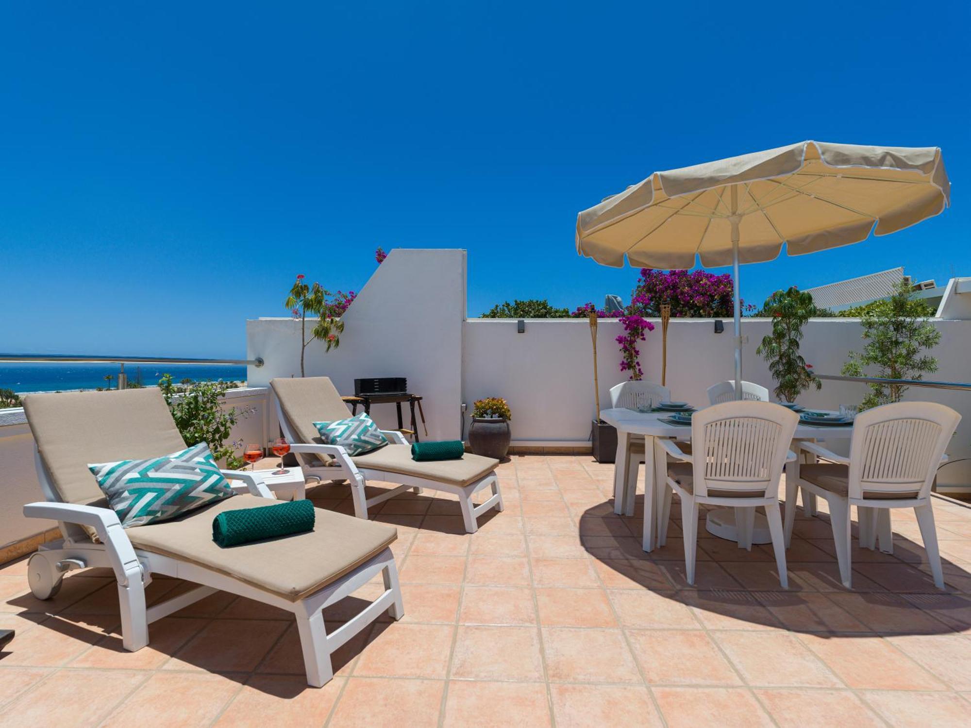 Casa Lex I Ocean & Sunrise Panorama I Steps From Dunes And Beach I Private 50 Sqm Terrace I Pool Maspalomas  Luaran gambar